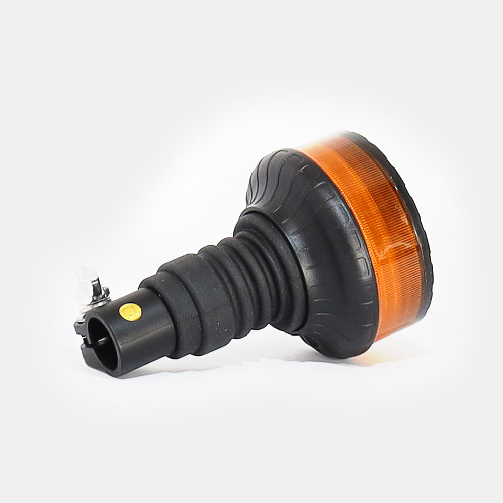 Compact Pole Mount 360° Amber Beacon - Heavy Duty