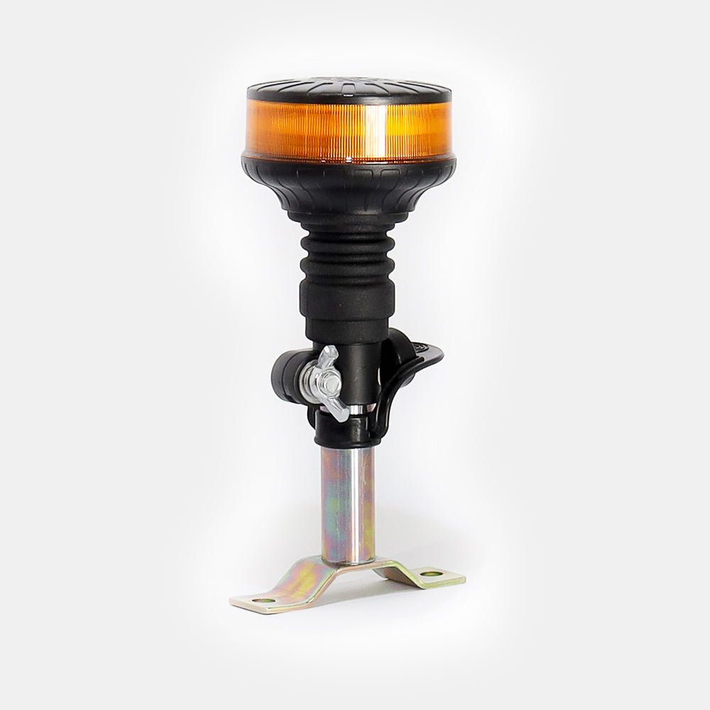 Compact Pole Mount 360° Amber Beacon - Heavy Duty
