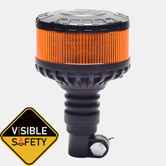 Standard Pole Mount 360° Amber Beacon - Heavy Duty