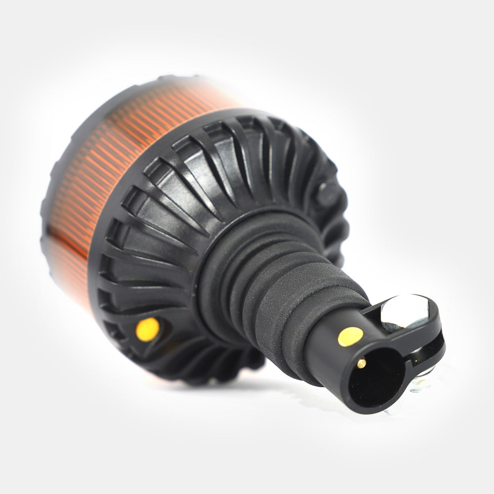 Standard Pole Mount 360° Amber Beacon - Heavy Duty