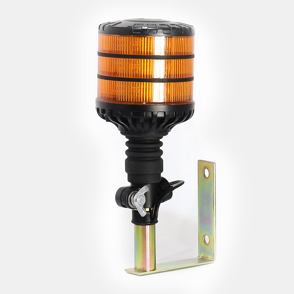 Large Pole Mount 360° Amber Beacon - Heavy Duty