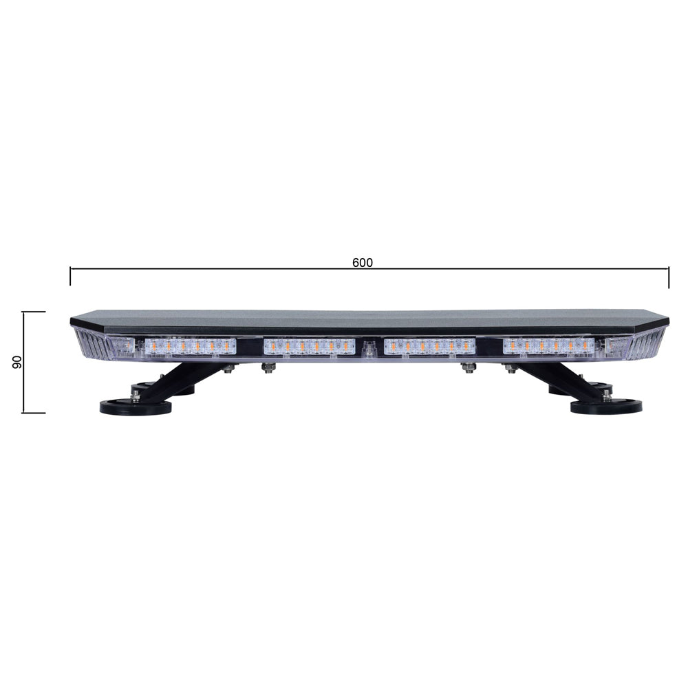 Classic 600mm 360° Amber Light Bar
