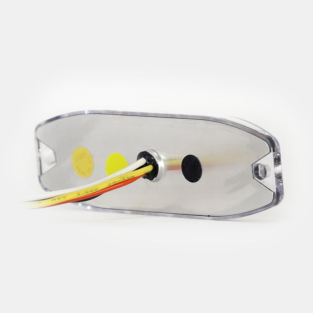 Super Slim Surface Mount Amber Light 4 LEDs