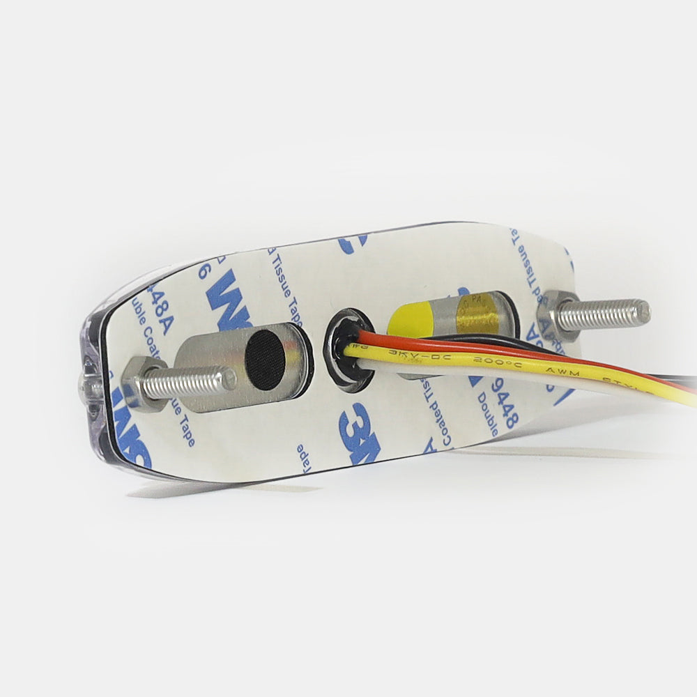 Super Slim Surface Mount Amber Light 4 LEDs