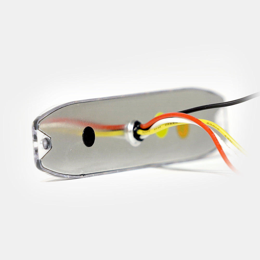 Super Slim Surface Mount Amber Light 6 LEDs