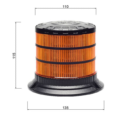 Large 360° Amber Beacon - Heavy Duty