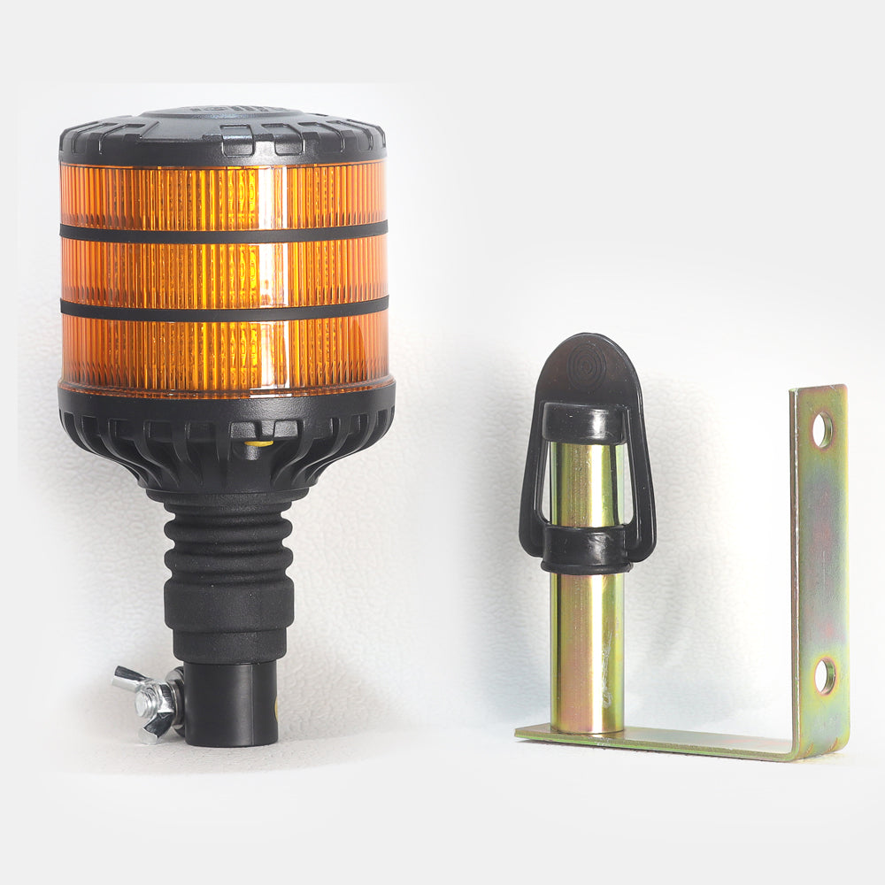 Large Pole Mount 360° Amber Beacon - Heavy Duty