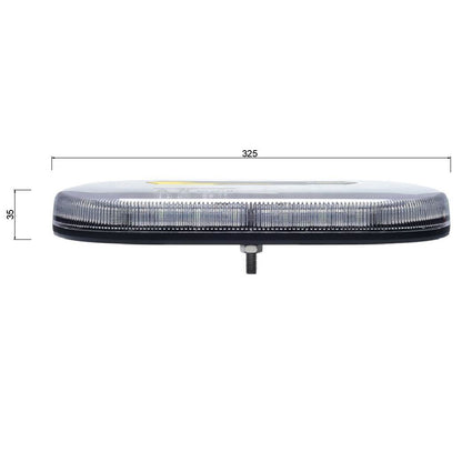 Modern Medium 360° Amber Light Bar + Brake Light