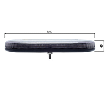Modern Large 360° Amber Light Bar + Brake Light