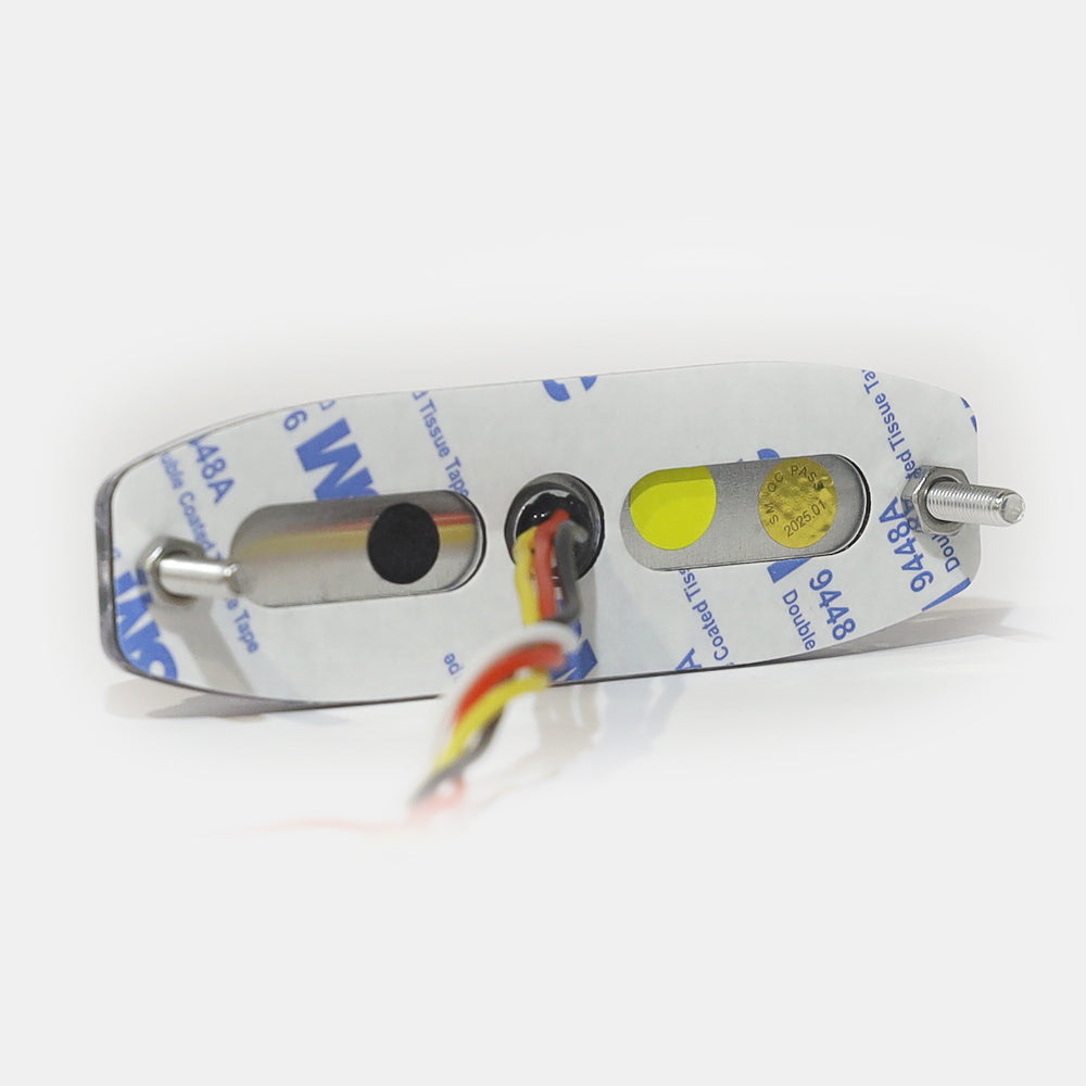 Super Slim Surface Mount Amber Light 6 LEDs