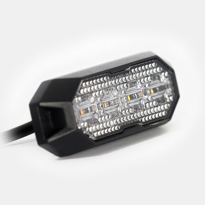 Rugged Surface Mount Amber Light 4 LEDs