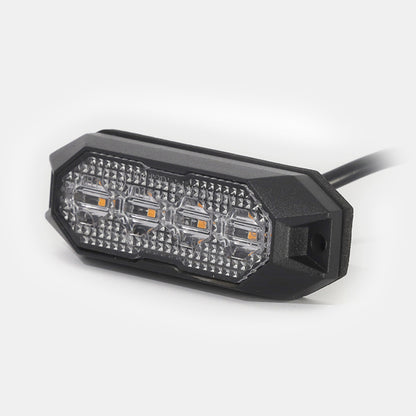 Rugged Surface Mount Amber Light 4 LEDs