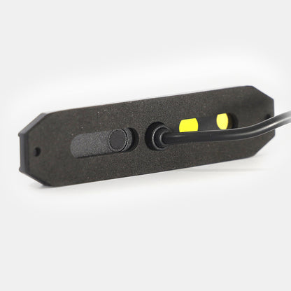 Rugged Surface Mount Amber Light 6 LEDs