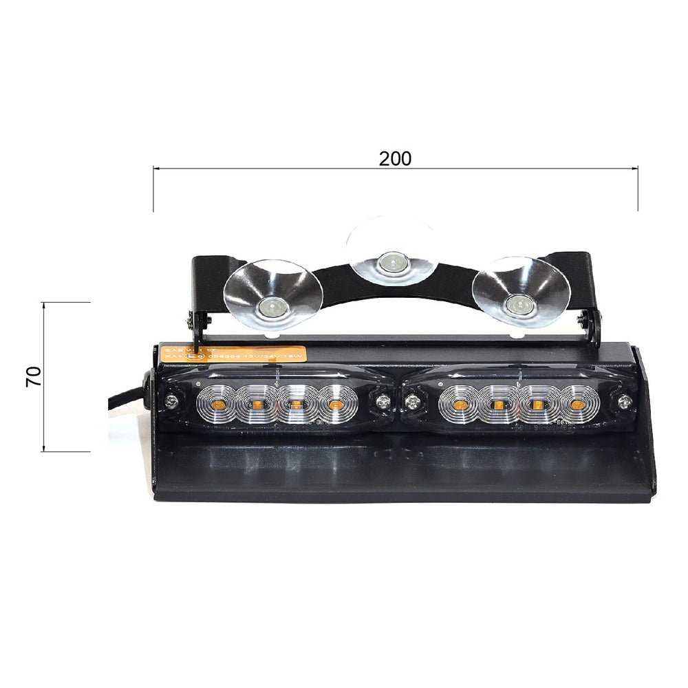 Visor Mount Amber LED Light