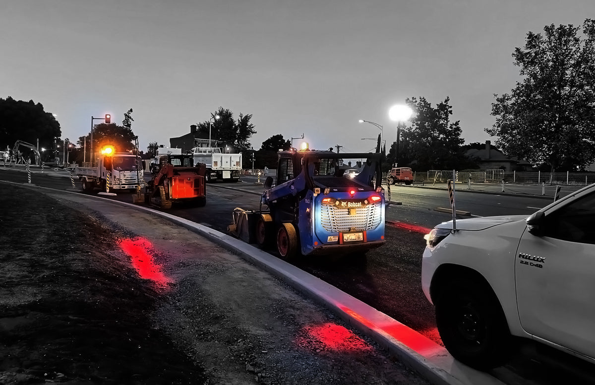 Visible Safety LED Flashing Lights Rotating Amber Beacons Light Bars..